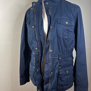 LL Bean Freeport Field Utility Jacket - Navy Blue